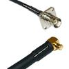 10 feet RFC240 KSR240 BNC Flange Female to MCX Male Angle RF Pigtail Coaxial Cable view 1