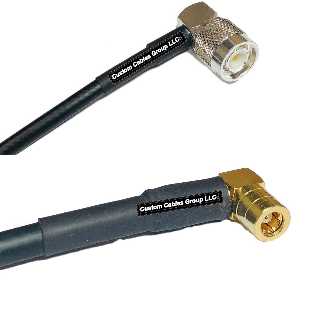 10 feet RFC240 KSR240 TNC Male Angle to SMB Female Angle RF Pigtail Coaxial Cable