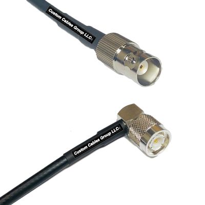 25 feet RFC240 KSR240 BNC Female to TNC Male Angle RF Pigtail Coaxial Cable