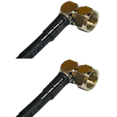 50 feet RFC240 KSR240 F Male Angle to F Male Angle RF Pigtail Coaxial Cable