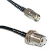 10 feet RFC240 KSR240 BNC Female to UHF Female Bulkhead RF Pigtail Coaxial Cable view 1