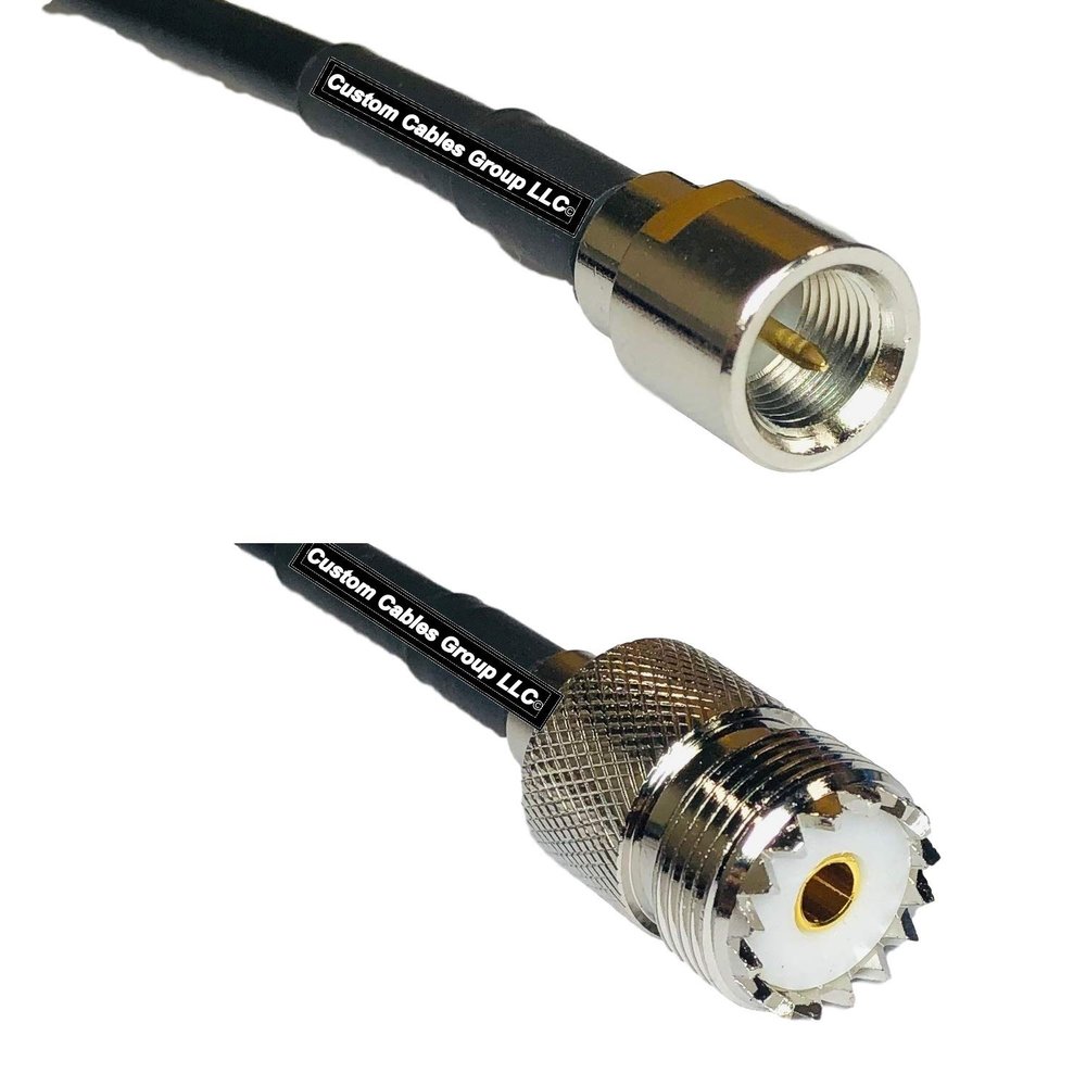 50 feet RFC240 KSR240 FME Male to SO239 UHF Female RF Pigtail Coaxial Cable