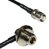 10 feet RFC240 KSR240 TNC Female to N Female Bulkhead Angle RF Pigtail Coaxial Cable view 1