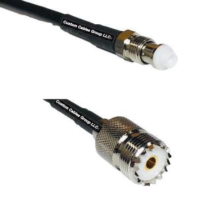 25 feet RFC240 KSR240 FME Female to SO239 UHF Female RF Pigtail Coaxial Cable