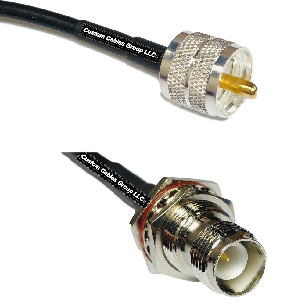 10 feet RFC240 KSR240 PL259 UHF Male to RP-TNC Female Bulkhead RF Pigtail Coaxial Cable