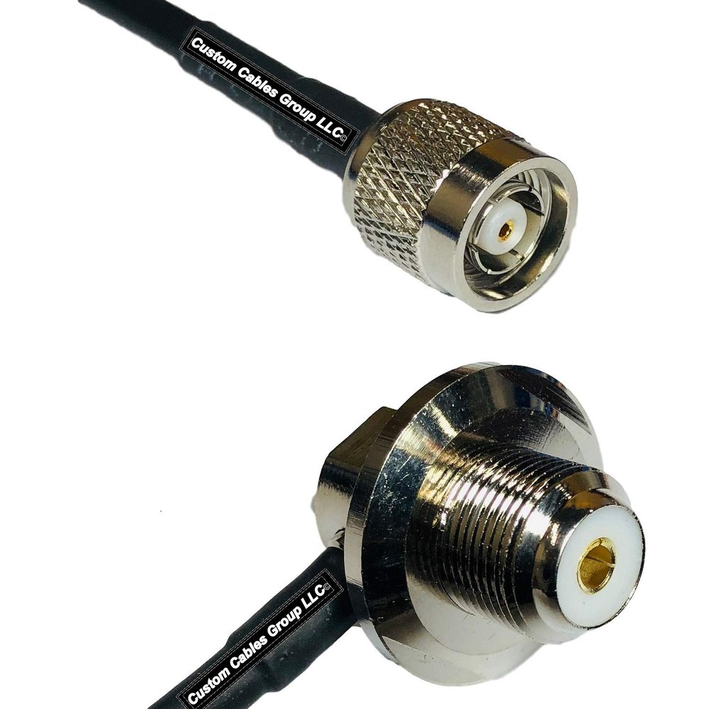 10 feet RFC240 KSR240 RP-TNC Male to UHF Female Angle Bulkhead RF Pigtail Coaxial Cable