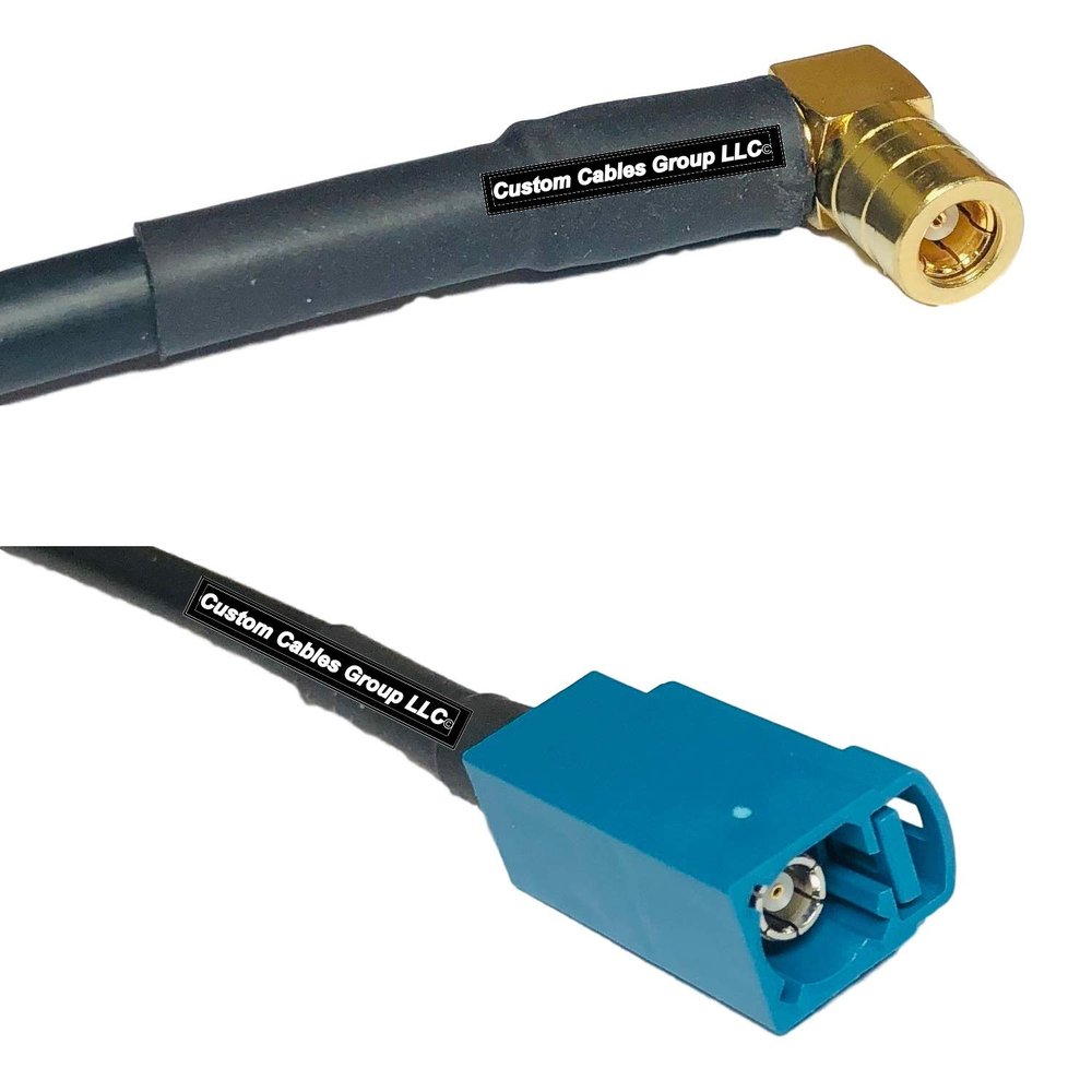 10 feet RFC240 KSR240 SMB Female Angle to Fakra Z Female RF Pigtail Coaxial Cable