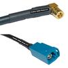 10 feet RFC240 KSR240 SMB Female Angle to Fakra Z Female RF Pigtail Coaxial Cable view 1