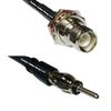 25 feet RFC240 KSR240 RP-TNC Female Bulkhead to AM/FM Male RF Pigtail Coaxial Cable view 1
