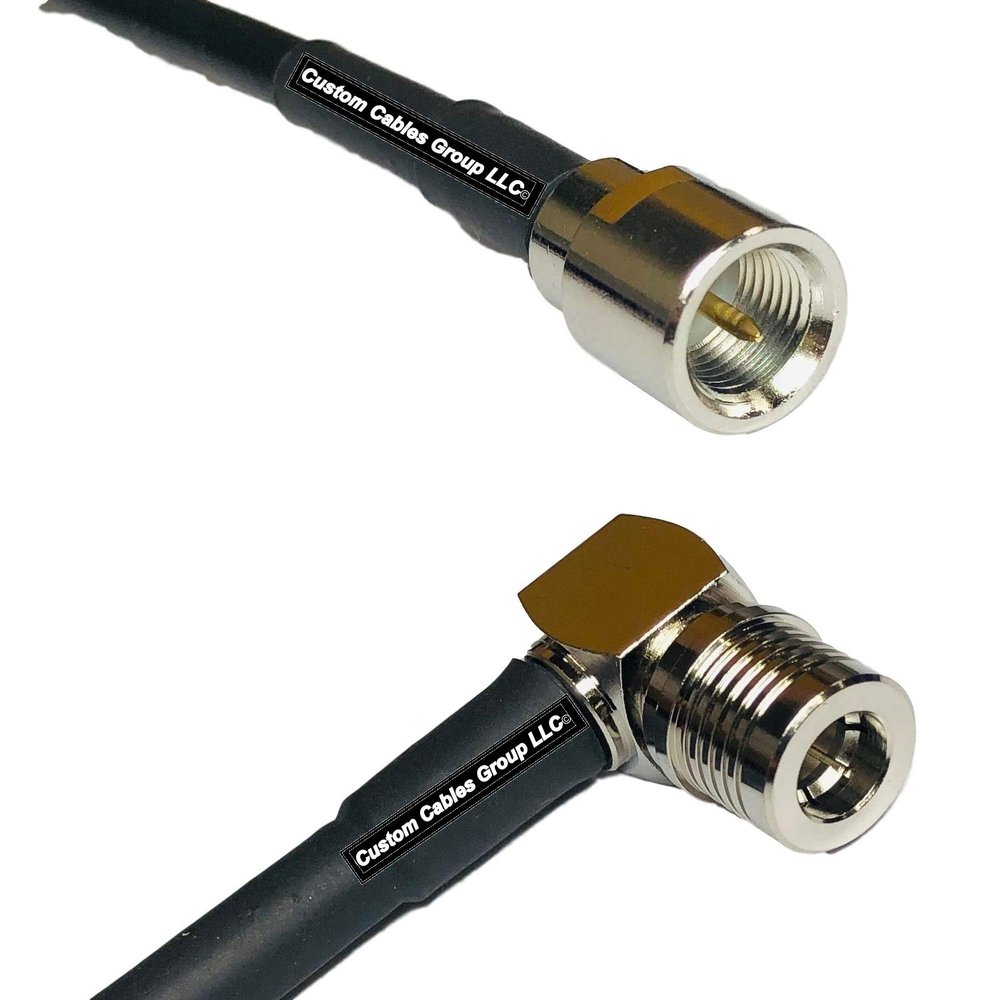 10 feet RFC240 KSR240 FME Male to QMA Male Angle RF Pigtail Coaxial Cable