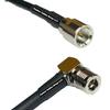 10 feet RFC240 KSR240 FME Male to QMA Male Angle RF Pigtail Coaxial Cable view 1