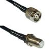 10 feet RFC240 KSR240 RP-TNC Male to F Female RF Pigtail Coaxial Cable view 1