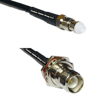 10 feet RFC240 KSR240 FME Female to RP-TNC Female Bulkhead RF Pigtail Coaxial Cable
