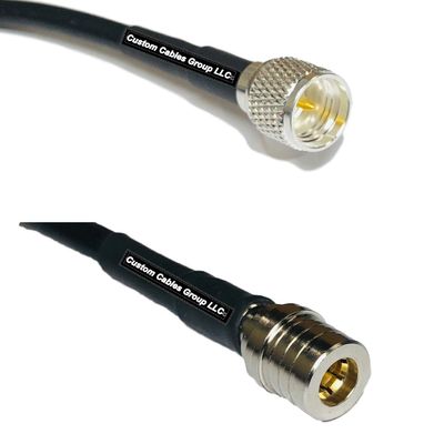 10 feet RFC240 KSR240 Mini UHF Male to QMA Male RF Pigtail Coaxial Cable