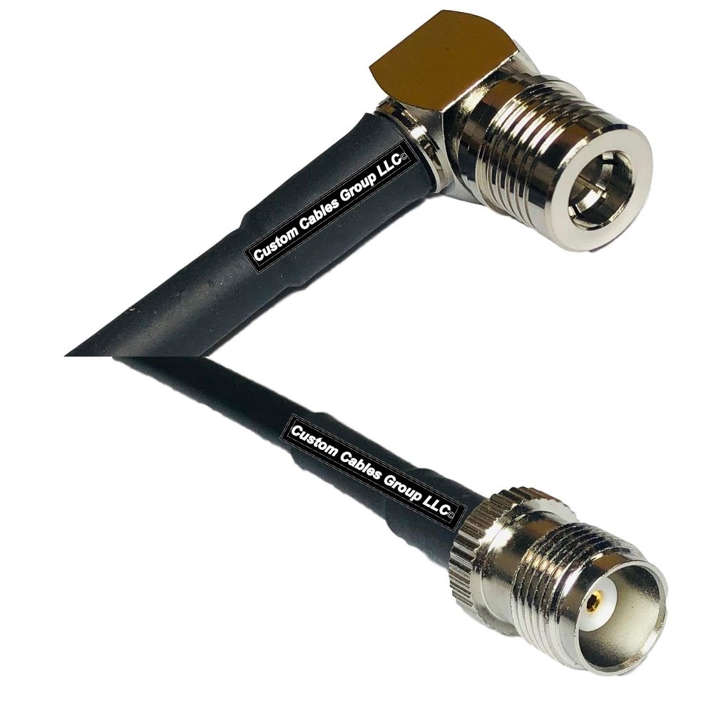 10 feet RFC240 KSR240 QMA Male Angle to TNC Female RF Pigtail Coaxial Cable