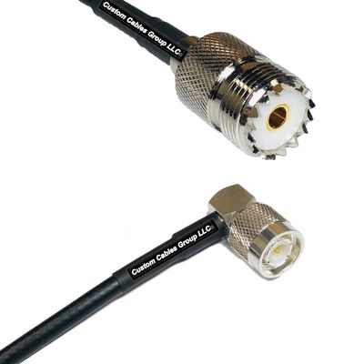 6 feet RFC240 KSR240 SO239 UHF Female to TNC Male Angle RF Pigtail Coaxial Cable