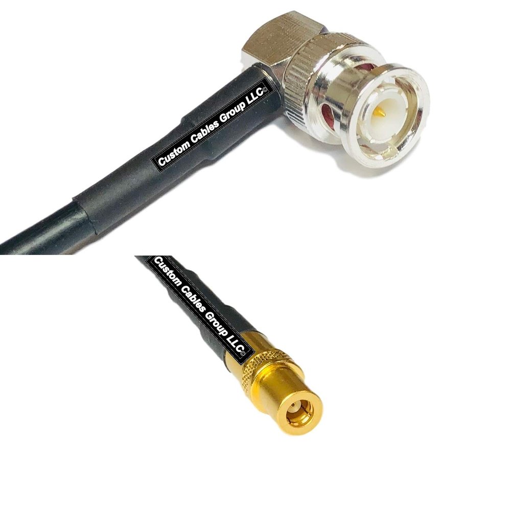 10 feet RFC240 KSR240 BNC Male Angle to SMB Female RF Pigtail Coaxial Cable