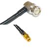 10 feet RFC240 KSR240 BNC Male Angle to SMB Female RF Pigtail Coaxial Cable view 1