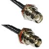 10 feet RFC240 KSR240 RP-TNC Female Bulkhead to TNC Female Bulkhead RF Pigtail Coaxial Cable view 1