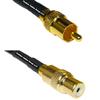 10 feet RFC240 KSR240 RCA Male to RCA Female RF Pigtail Coaxial Cable view 1