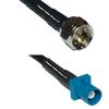 50 feet RFC240 KSR240 F Male to Fakra Z Male RF Pigtail Coaxial Cable view 1