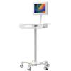 Medical Floor Stand  CTA Medical Grade Floor Stand w/Paragon Premium Locking Enclosure for iPad 11 (A16) - Pro 11-inch M4 - Air 11-inch M3- iPad 10th Gen - Galaxy Tab & More Tablets - (PAD-MEDVFSE) view 1