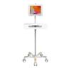 Medical Floor Stand  CTA Medical Grade Floor Stand w/Paragon Premium Locking Enclosure for iPad 11 (A16) - Pro 11-inch M4 - Air 11-inch M3- iPad 10th Gen - Galaxy Tab & More Tablets - (PAD-MEDVFSE) view 4