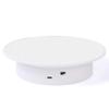 LINGOSHUN Motorized Rotating Turntable,Lightweight and Beautiful,with USB Power Cord, 2kg Load Capacity, Display Watches,Necklaces,Potted Plants/White / 204.5cm/7.91.8in view 1