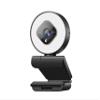 1080P Webcam for PC with Ring Light and Dual Microphone, Auto-Focus Webcam for Streaming, Adjustable Brightness Web Cam, USB Webcam for Zoom Skype| YouTube | PC | Mac| Laptop Desktop view 1