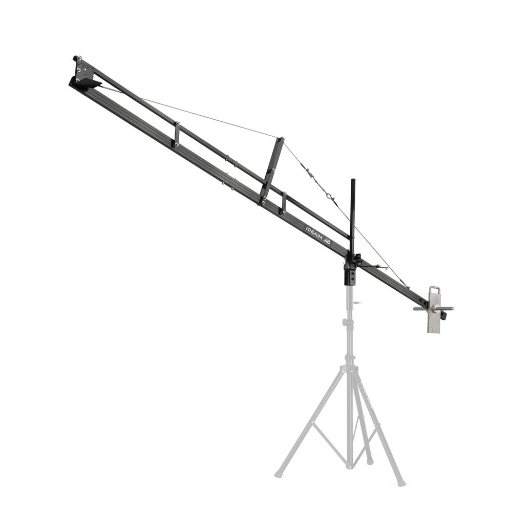 PROAIM 12ft Camera Crane Jib Arm for 3-axis Gimbals, Pan-Tilt & Fluid Head. for DSLR Video Cameras up to 8kg /17.6lb (P-12)