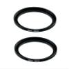 (2-Pcs) 55-62MM Step-Up Ring Adapter, 55mm to 62mm Step Up Filter Ring, 55 mm Male 62 mm Female Stepping Up Ring for DSLR Camera Lens and ND UV CPL Infrared Filters