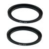 (2-Pcs) 58-67MM Step-Up Ring Adapter, 58mm to 67mm Step Up Filter Ring, 58 mm Male 67 mm Female Stepping Up Ring for DSLR Camera Lens and ND UV CPL Infrared Filter view 1