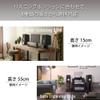 Hayami Kosan SB-65 Speaker Stand, Set of 2, Height 17.7 inches (45 cm), Black view 4