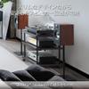 Hayami Kogyo SB-72 Speaker Stand, 1 Pair, Height Adjustable, 5.9-7.9 inches (15-20 cm), Pole Type view 2