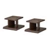 Hayami Kozan SB-51 HAMILeX Speaker Stand, Esta Series, Height 5.9 inches (15 cm), Dark Brown view 1