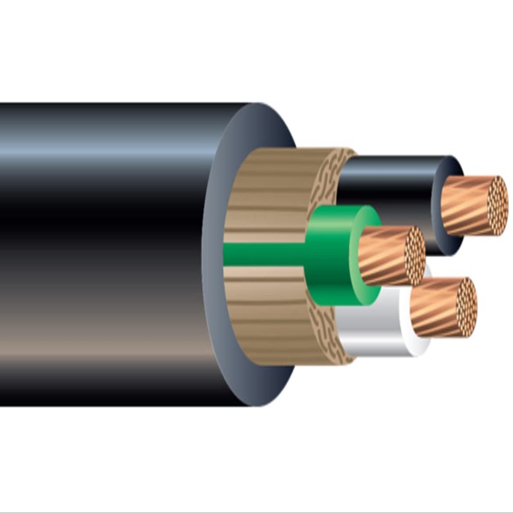 100' Nassau 12/3 SEOOW Portable Cable 600V Black