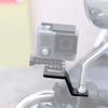 BGNing Aluminum 360 Rotate Bracket Mount Motorcycle Rearview Mirror Support Stand Holder Compatible for Gopro/EKEN/Yi Hero 8 7 6 SJCAM 4K Riding view 3