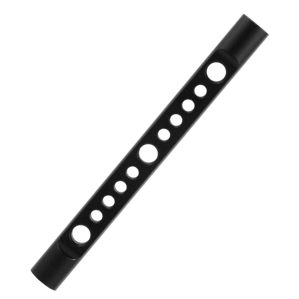 BGNing Aluminum 15mm Cheese Rods 150mm Long w/Internal 1/4" 3/8" Inch Thread Mounting Holes for SLR Cameras Rail Support System