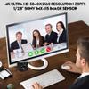 SVPRO Webcam 4K Autofocus USB Camera 30fps UHD Computer Camera with Light,100 Degree Wide Angle Streaming Camera,Plug & Play Web Cam for Industrial Vision,Online Class,Video Conference,Support OTG view 3