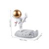 Hemobllo 1pc Creative Spaceman Phone Holder Stylish Desktop Decoration for Indoor and Outdoor Use and Temperature Resistant Mobile Phone Stand view 2