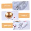 Hemobllo 1pc Creative Spaceman Phone Holder Stylish Desktop Decoration for Indoor and Outdoor Use and Temperature Resistant Mobile Phone Stand view 3