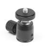 BGNing Portable Rotatable Hot Shoe Mini Ball Head Tripod with 1/4" inch Thread Screw for SLR Cameras Photography Accessories (Gray) view 2