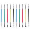 CPU Glue Removal Tool, 2Set TE-018 5 in 1 IC Chip Repair Thin Blade NAND Disassembler BGA Repair Knife Disassembly Glue Motherboard Chip Disassembly Tool(5 In1) view 1