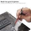 CPU Glue Removal Tool, 2Set TE-018 5 in 1 IC Chip Repair Thin Blade NAND Disassembler BGA Repair Knife Disassembly Glue Motherboard Chip Disassembly Tool(5 In1) view 2