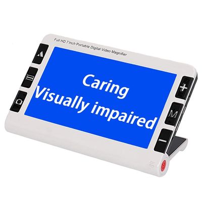 MWEIMA 7In Digital Magnifier for Low Vision, 2X-32X Zoom, 19 Color Modes, AV HDMI USB Output, 500W Dual Cameras, Ideal Digital Aide for Reading, Writing, Maps