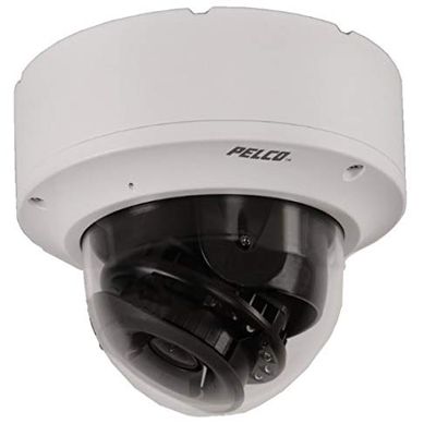 Pelco IME238-1IRSUS 2MP Sarix Enhanced IR WDR PoE Network Built-in Microphone Dome Camera with 2.8-8mm varifocal Lens, RJ45 Connection.