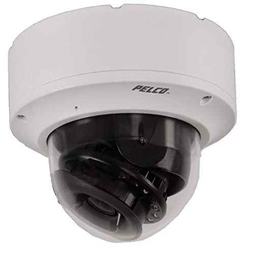 Pelco IME238-1IRSUS 2MP Sarix Enhanced IR WDR PoE Network Built-in Microphone Dome Camera with 2.8-8mm varifocal Lens, RJ45 Connection.