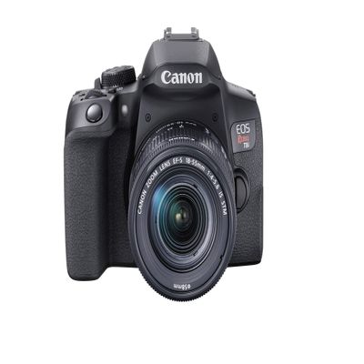 Canon EOS Rebel T8i EF-S 18-55mm is STM Lens Kit, Black (Renewed)