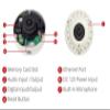 ACTI CORPORATION B76A 12MP IR WDR SLLS Network Hemispheric Dome Camera with 1.65mm Fixed fisheye Lens, RJ45 Connection. view 2