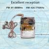 Retekess TR624 Portable Radios AM FM, Pocket Mini Radio view 2